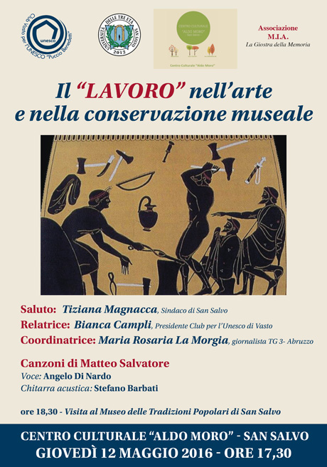 Il lavoro nellarte e nella conservazione museale