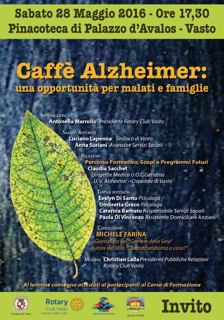 Invito Alzheimer Convegno Rotary