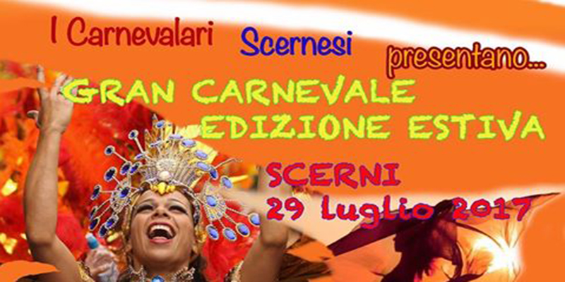 carnevale estivo scerni