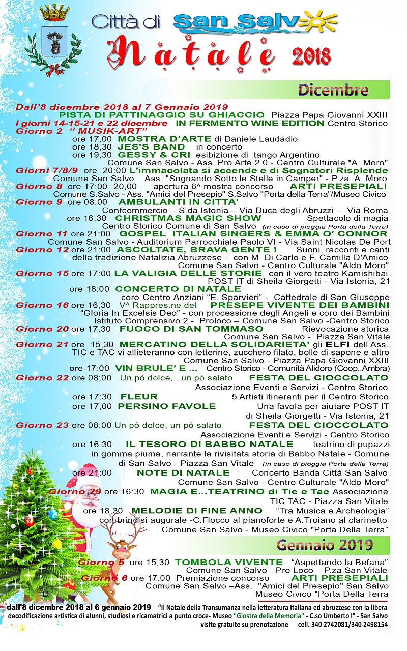 programma Natale 2018